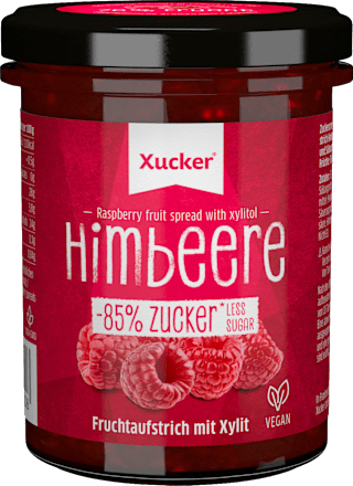 Fruchtaufstrich, Himbeere mit Xylit, 220 g