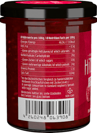 Fruchtaufstrich, Himbeere mit Xylit, 220 g