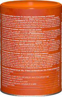 Streusüße in kristalliner Form, Erythrit, 700 g Xucker