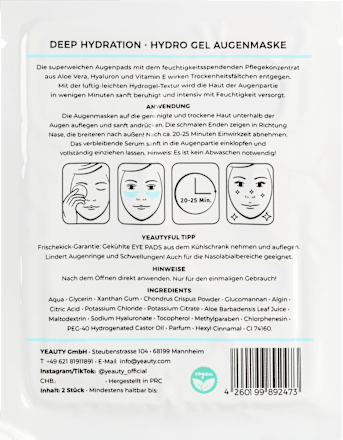 Augenpads Deep Hydration (1 Paar), 2 St