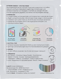 Extreme Energy Eye Pads (1 paar), 2 stuks