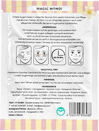 Magic Monoi Flower Eye Pads (1 paar), 2 stuks