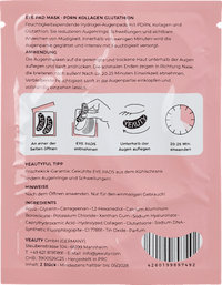Augenpads PDRN Collagen Glutathione (1 Paar), 2 St