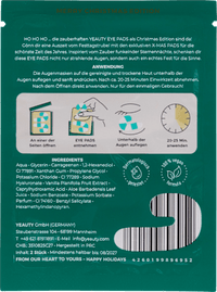 Augenpads X-Mas Candy Stange mint (1 Paar), 2 St