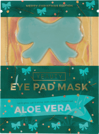 Augenpads X-Mas Schleife mint (1 Paar), 2 St