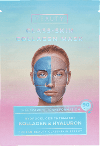 Gesichtsmaske Glass-Skin Hydrogel Kollagen & Hyaluron, 1 St