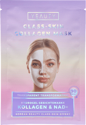 Gesichtsmaske Glass-Skin Hydrogel Kollagen & NAD+, 1 St