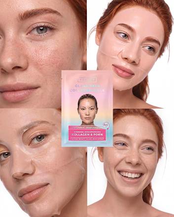 Gesichtsmaske Glass-Skin Hydrogel Kollagen & PDRN, 1 St