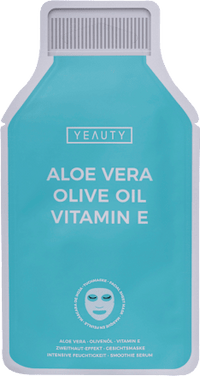 Tuchmaske Aloe Vera Olive Oil Vitamin E, 1 St Yeauty