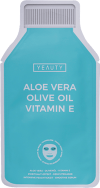 Sheetmasker Aloë Vera Olijfolie Vitamine E, 1 st