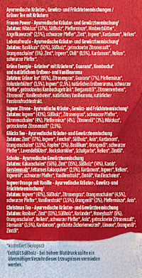 Adventskalender 2026, 24 ayurvedische Tee's, 1 St