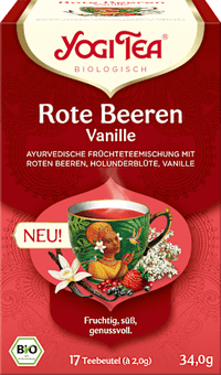 Fruitthee Rode Bessen Vanille (17 theezakjes), 34 g