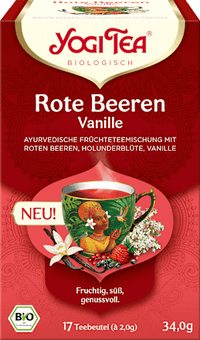 Früchtetee Rote Beeren Vanille (17 Beutel), 34 g