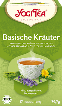 Kruidenthee "Alkaline Herbs" met havergras, paardenbloem &amp; lavendel (17 theezakjes), 35,7 g