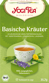 Kruidenthee "Alkaline Herbs" met havergras, paardenbloem &amp; lavendel (17 theezakjes), 35,7 g