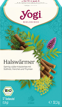 Kräutertee "Halswärmer" mit Süßholz, Fenchel & Thymian (17 Beutel), 32,3 g