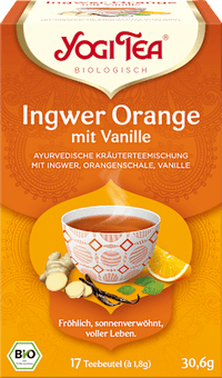 Kruidenthee Gember Sinaasappel met Vanille (17 theezakjes), 30,6 g