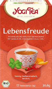 Kruidenthee "Joie de vivre" met basilicum, sinaasappelschil &amp; chili (17 theezakjes), 30,6 g