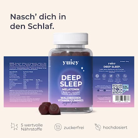 DeepSleep Melatonine Gummies 60 stuks, 210 g
