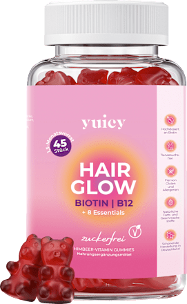 Haarvitaminen Haargloed Biotine I B12 + 8 Essentials Gummies (45 stuks), 121 g