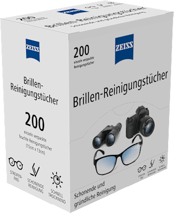 Brillen-Reinigungstücher, 200 St