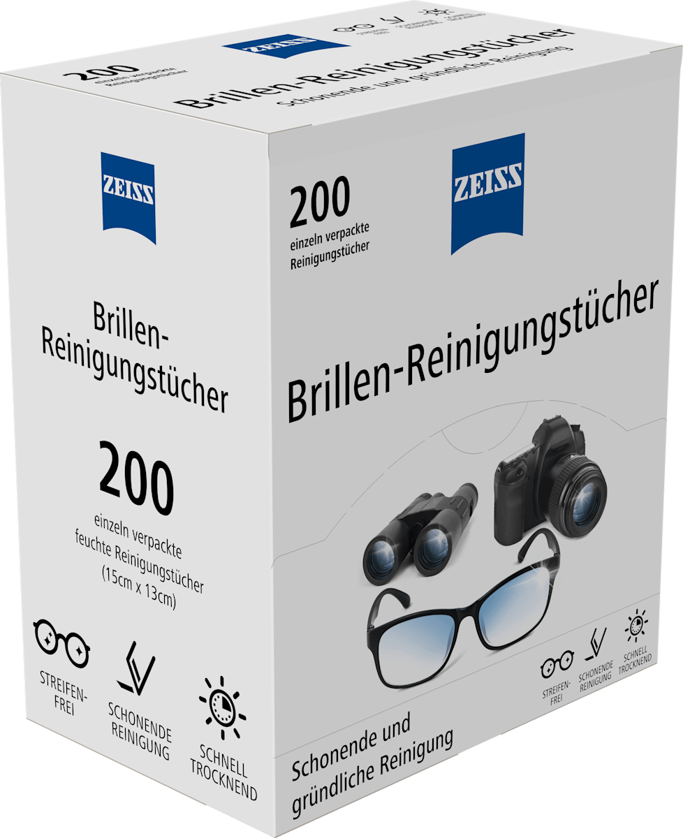 Zeiss Brillen Reinigungstücher, 200 St