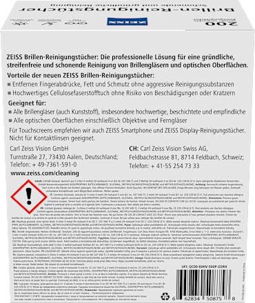 Brillen-Reinigungstücher, 200 St