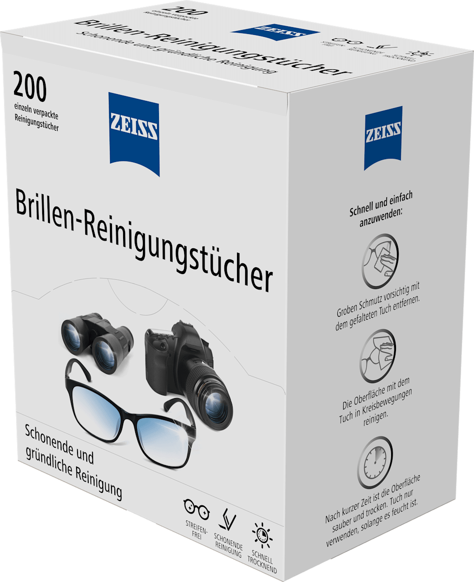 Zeiss Brillen Reinigungstücher, 200 St
