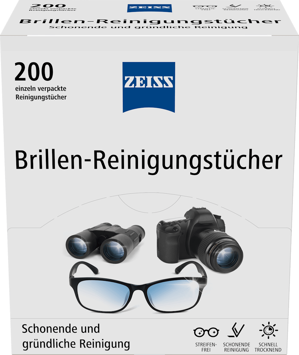 Zeiss Brillen Reinigungstücher, 200 St