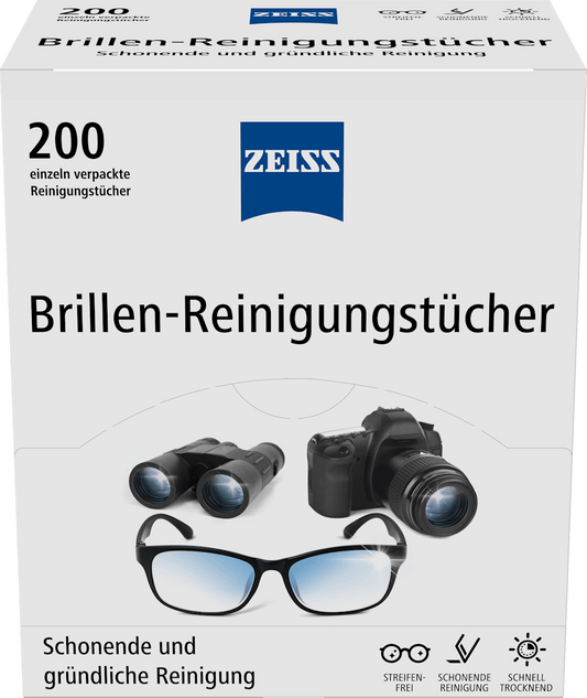 Zeiss Brillen Reinigungstücher, 200 St