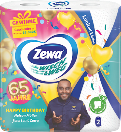 Wipe&amp;Wash Keukenrol (2x72 vellen), 2 stuks