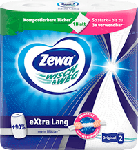 Keukenrol Wisch&amp;Weg eXtra Lang (2x86 vellen), 2 stuks