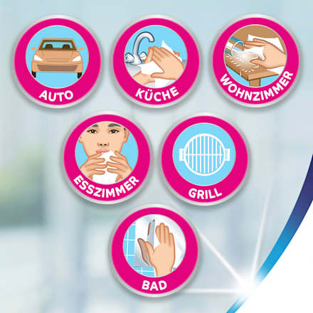 Keukenrol Wisch&amp;Weg zuiver wit (16x45 vellen), 16 stuks