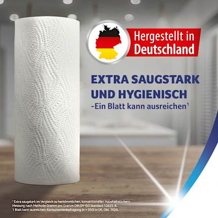 Keukenrol Wisch&amp;Weg zuiver wit (16x45 vellen), 16 stuks