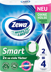 Küchenrolle Wisch&Weg Smart Hülsenlos (2x90 Blatt), 2 St