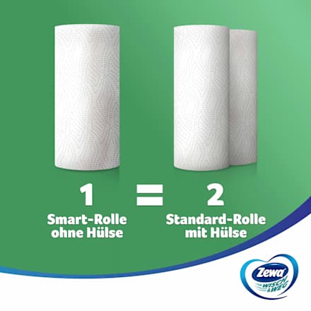 Küchenrolle Wisch&Weg Smart Hülsenlos (2x90 Blatt), 2 St