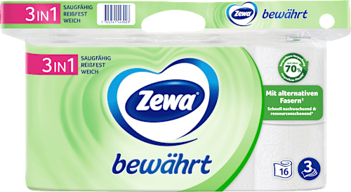 Toiletpapier bewezen 3-laags (16x150 vellen), 16 stuks