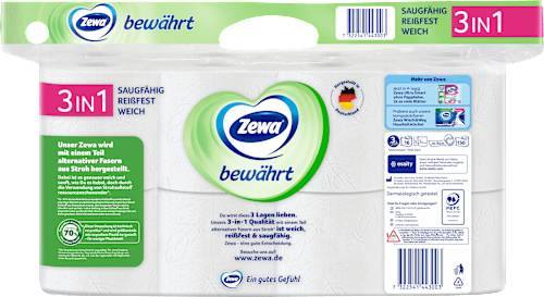 Toiletpapier bewezen 3-laags (16x150 vellen), 16 stuks