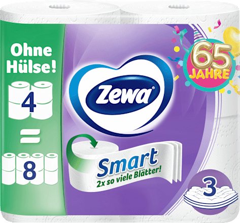 Smart 3-laags toiletpapier (4x300 vellen), 4 stuks