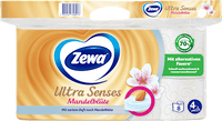 Toilettenpapier Ultra Senses Mandelblüte 4-lagig (8x135 Blatt), 8 St