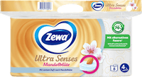 Toilettenpapier Ultra Senses Mandelblüte 4-lagig (8x135 Blatt), 8 St