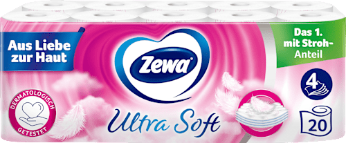 Toiletpapier Ultra Soft 4-laags (20x150 vellen), 20 stuks