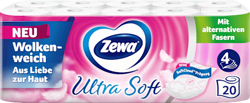 Toiletpapier Ultra Soft 4-laags (20x150 vellen), 20 stuks