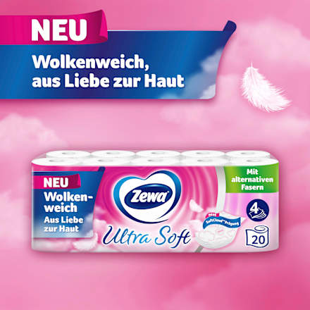 Toiletpapier Ultra Soft 4-laags (20x150 vellen), 20 stuks