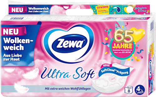 Toiletpapier Ultra Soft 4-laags (8x150 vellen), 8 stuks