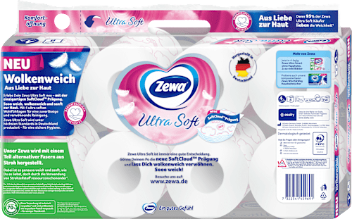 Toiletpapier Ultra Soft 4-laags (8x150 vellen), 8 stuks
