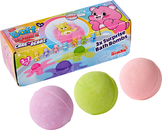 Zimpli Enfants Complément de bain Bombes de bain Ours surprise, 3 pcs