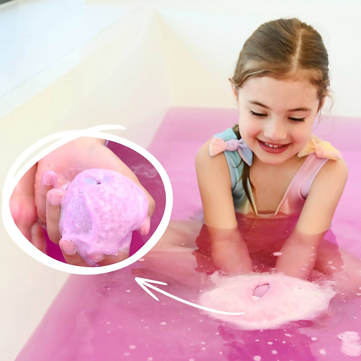 Zimpli Kinder Badezusatz Badebomben Überraschung Bären, 3 St