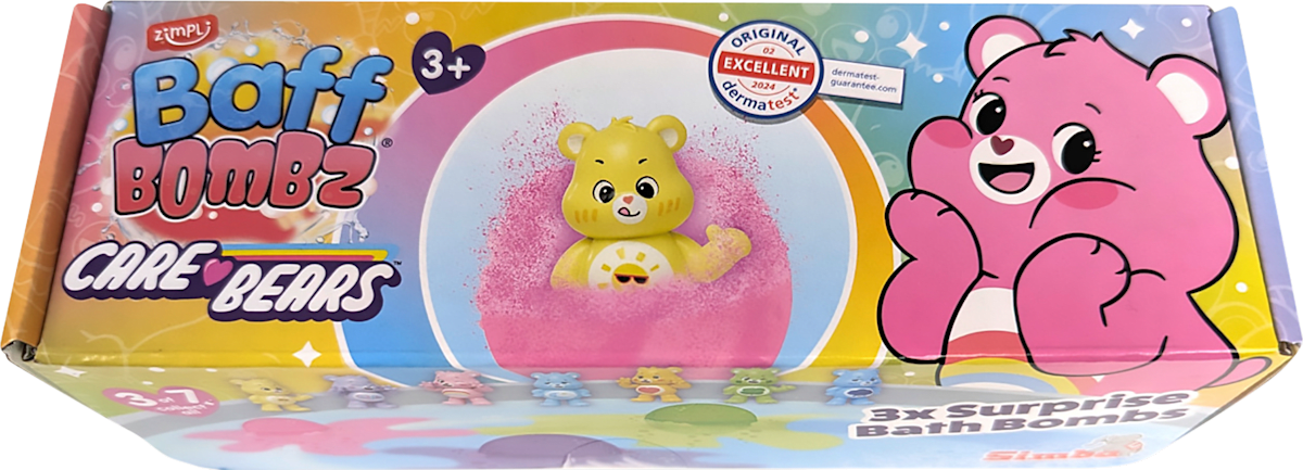 Zimpli Kinder Badezusatz Badebomben Überraschung Bären, 3 St