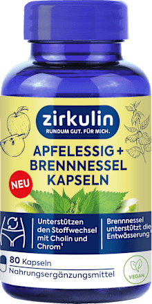 Apfelessig + Brennnessel Kapseln 80 St, 62 g